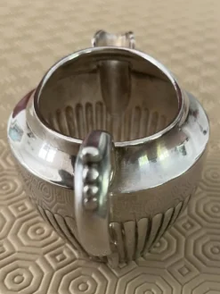 Saucière métal argenté