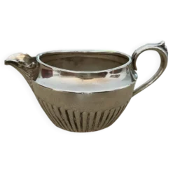 Saucière métal argenté