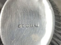 Saucière métal argenté