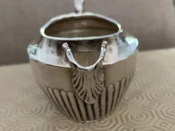 Saucière métal argenté