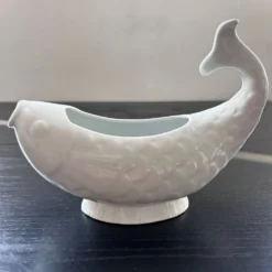 Saucière poisson en porcelaine
