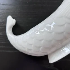 Saucière poisson en porcelaine