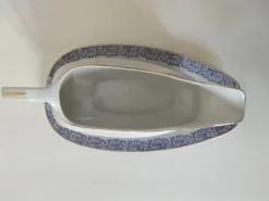 Saucière porcelaine Bavaria H.J.Co parme 1920–30