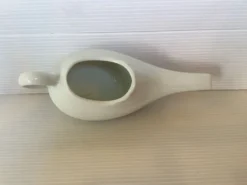 Saucière porcelaine blanche ancien biberon