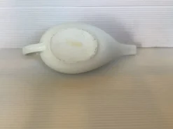 Saucière porcelaine blanche ancien biberon