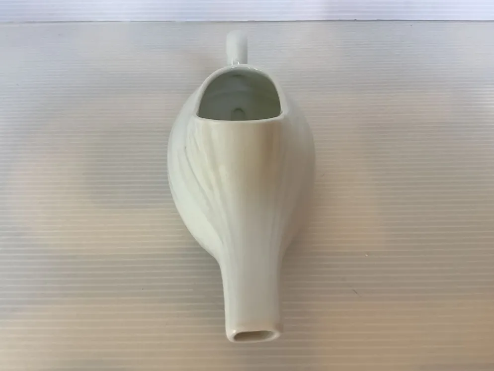 Saucière porcelaine blanche ancien biberon