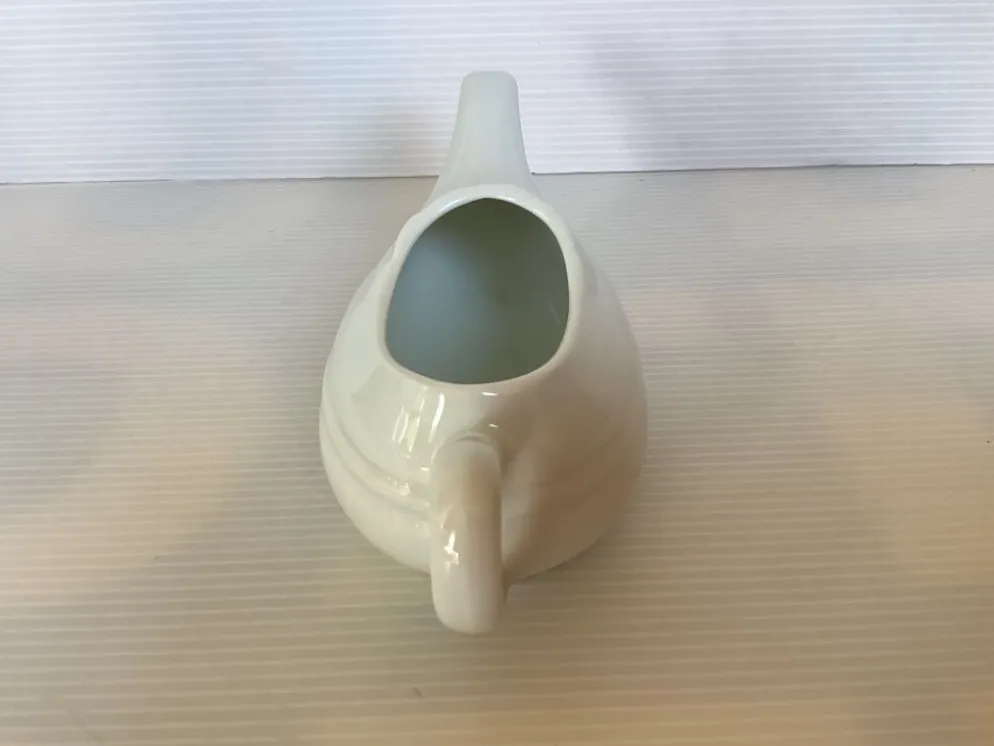 Saucière porcelaine blanche ancien biberon