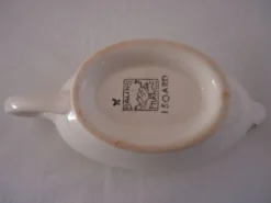 Saucière porcelaine de Salins