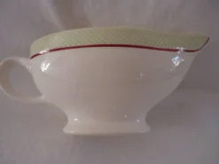 Saucière porcelaine de Salins