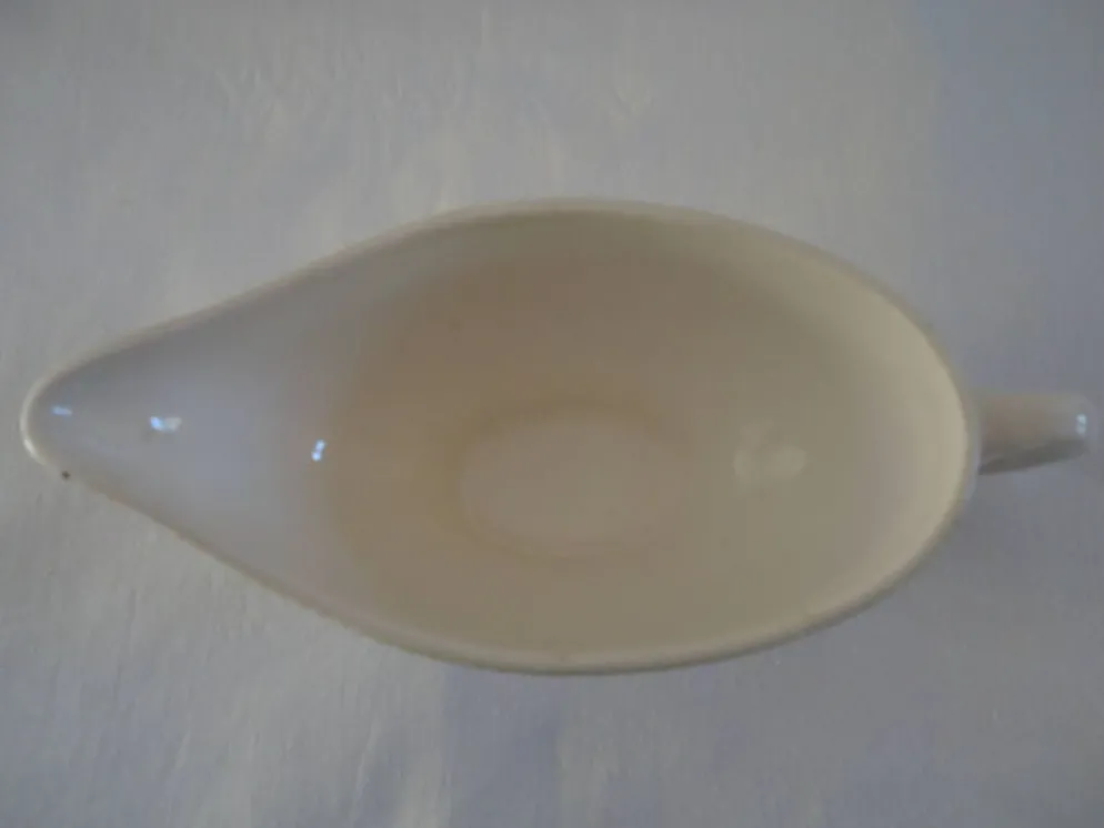 Saucière porcelaine de Salins