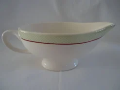 Saucière porcelaine de Salins