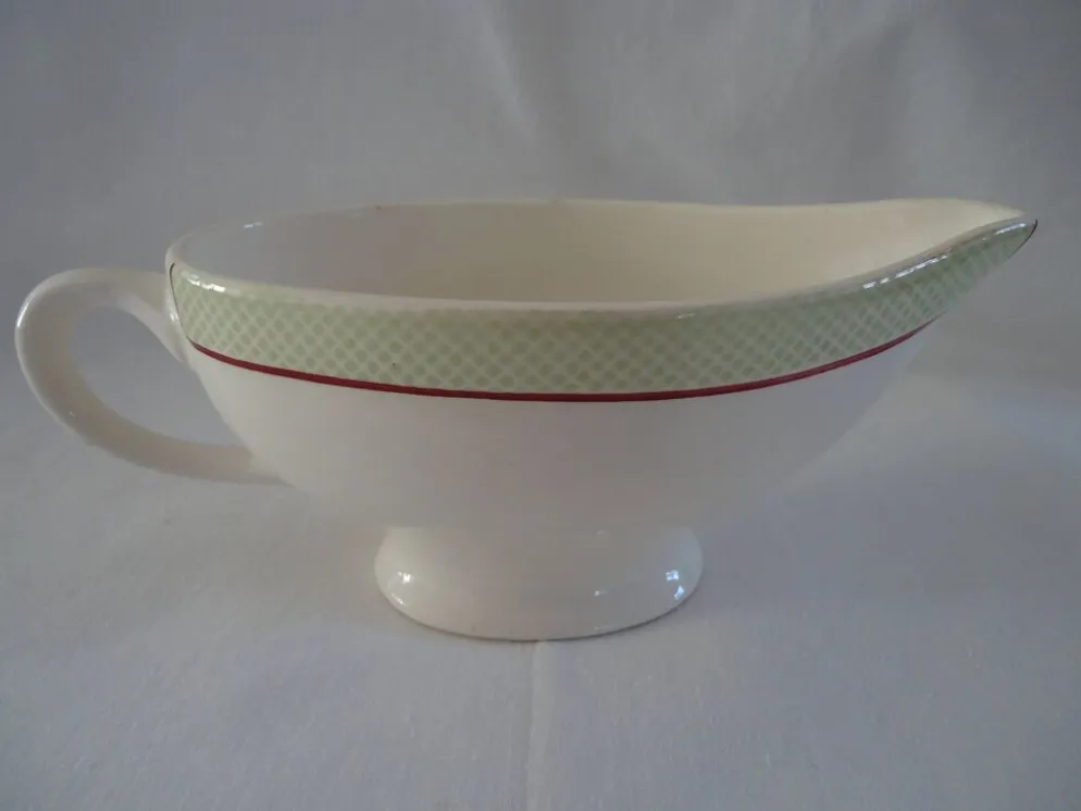 Saucière porcelaine de Salins