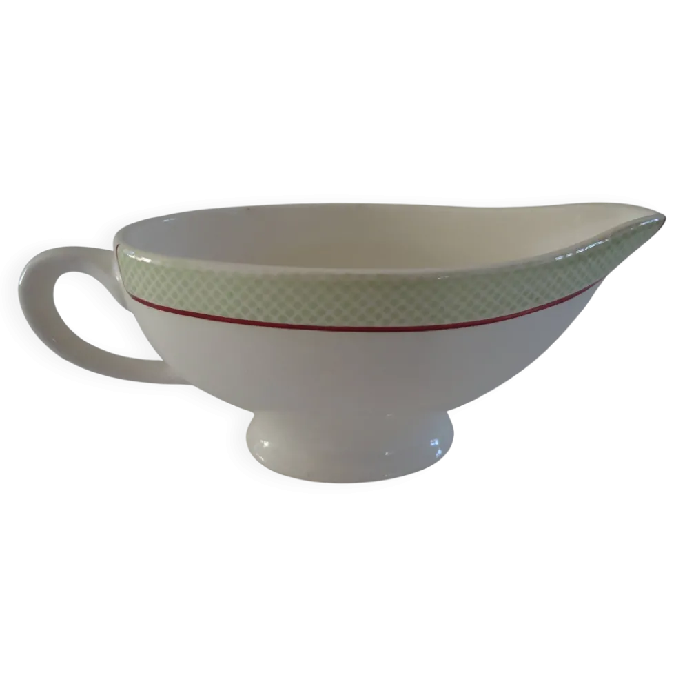 Saucière porcelaine de Salins