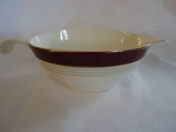 Saucière porcelaine opaque digoin sarreguemines modèle pasteur