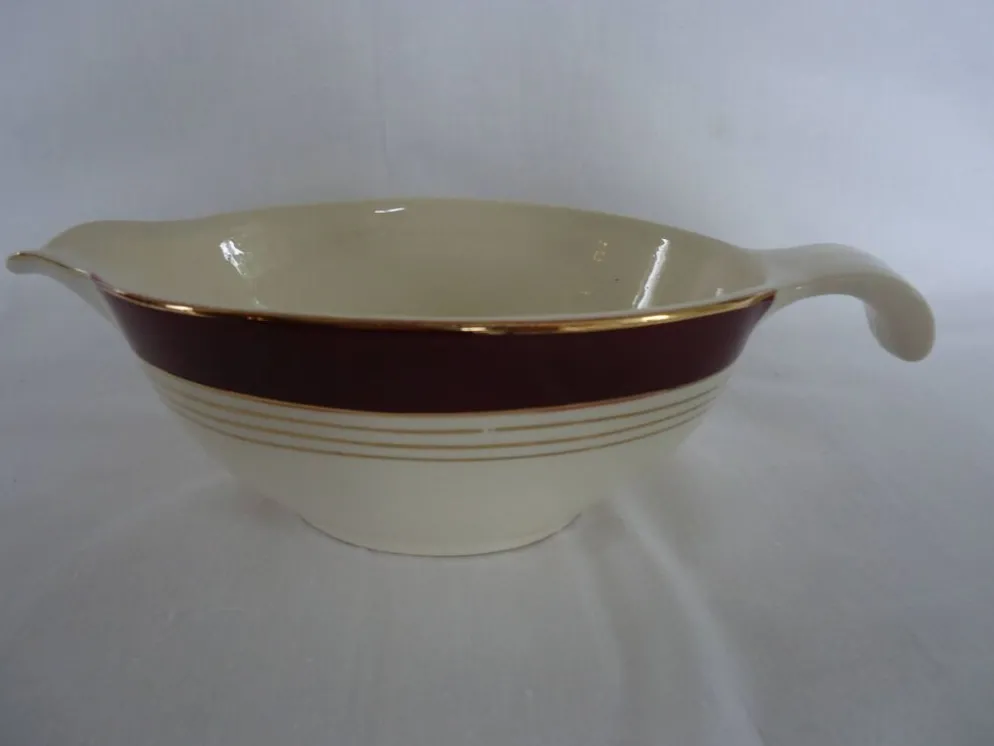 Saucière porcelaine opaque digoin sarreguemines modèle pasteur