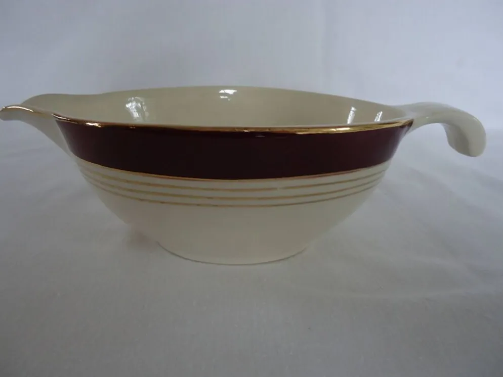 Saucière porcelaine opaque digoin sarreguemines modèle pasteur
