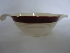 Saucière porcelaine opaque digoin sarreguemines modèle pasteur