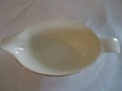 Saucière porcelaine opaque digoin sarreguemines modèle pasteur