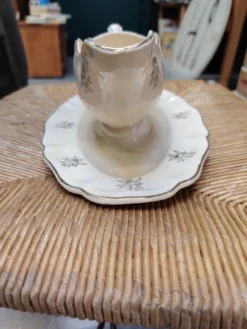 Saucière Sarreguemines-Digoin modèle Fleurs de France