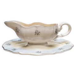 Saucière Sarreguemines-Digoin modèle Fleurs de France
