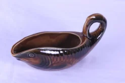 Saucière Sarreguemines en forme de poisson