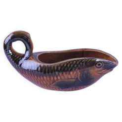 Saucière Sarreguemines en forme de poisson