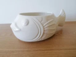 Saucière Sarreguemines forme de poisson