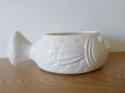 Saucière Sarreguemines forme de poisson