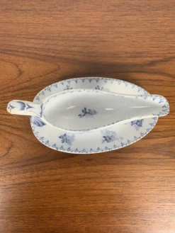 Saucière Sarreguemines U&C modèle Flore, XIXème s
