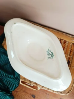 Saucière terre de fer Longchamp, donjon