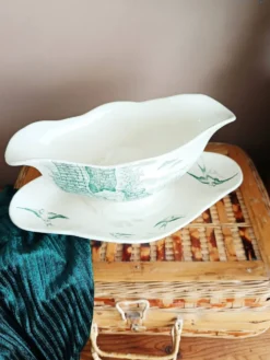 Saucière terre de fer Longchamp, donjon