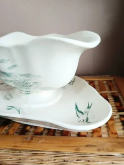 Saucière terre de fer Longchamp, donjon