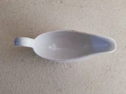 Saucière terre de fer motif fleuri