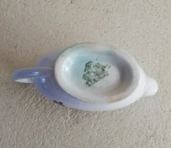 Saucière terre de fer motif fleuri
