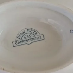 Saucière terre de fer Sarreguemines