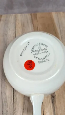 Saucière vintage Céranord Saint-amand – Modèle Bordeaux