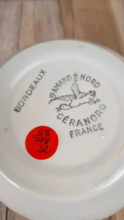 Saucière vintage Céranord Saint-amand – Modèle Bordeaux