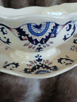 Saucière vintage en Terre de fer de Longchamp