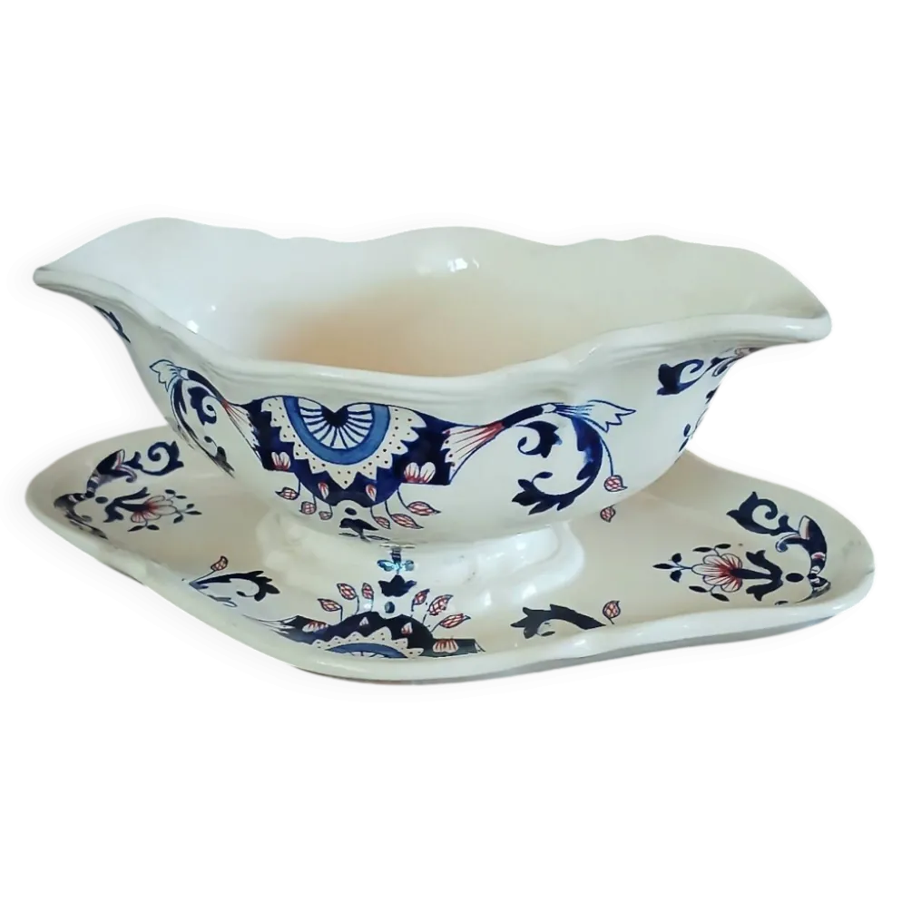 Saucière vintage en Terre de fer de Longchamp