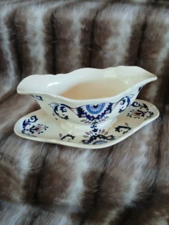 Saucière vintage en Terre de fer de Longchamp