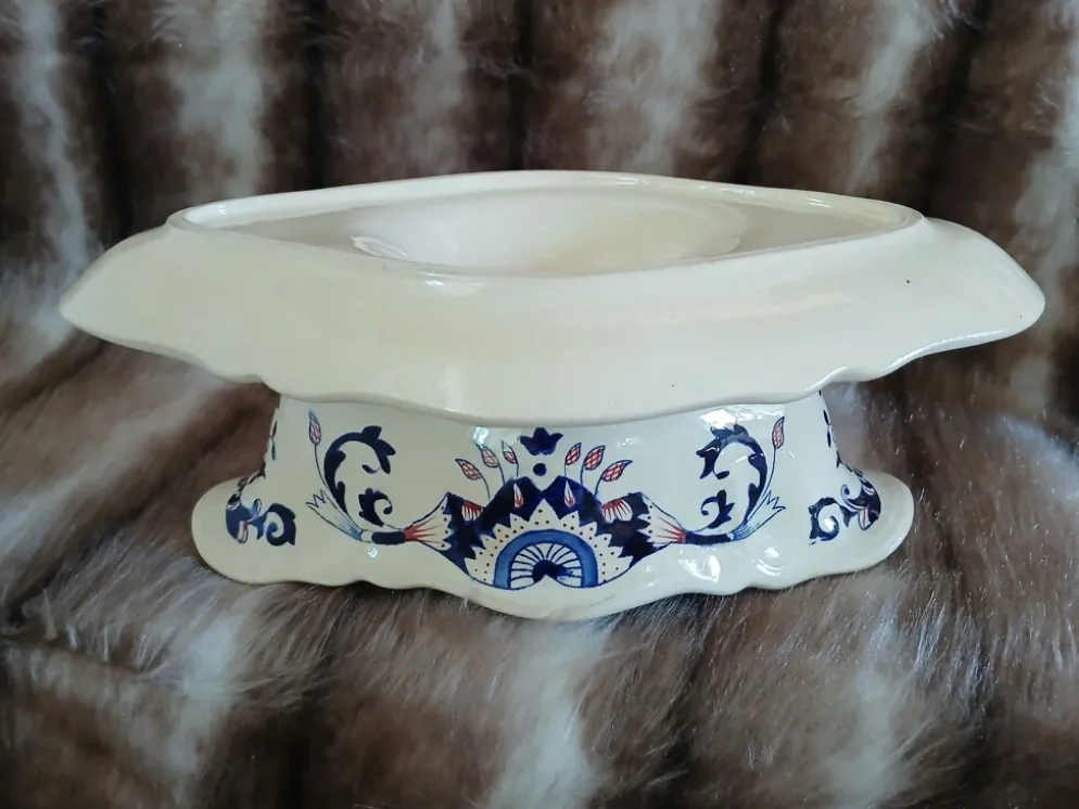 Saucière vintage en Terre de fer de Longchamp