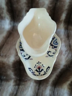 Saucière vintage en Terre de fer de Longchamp