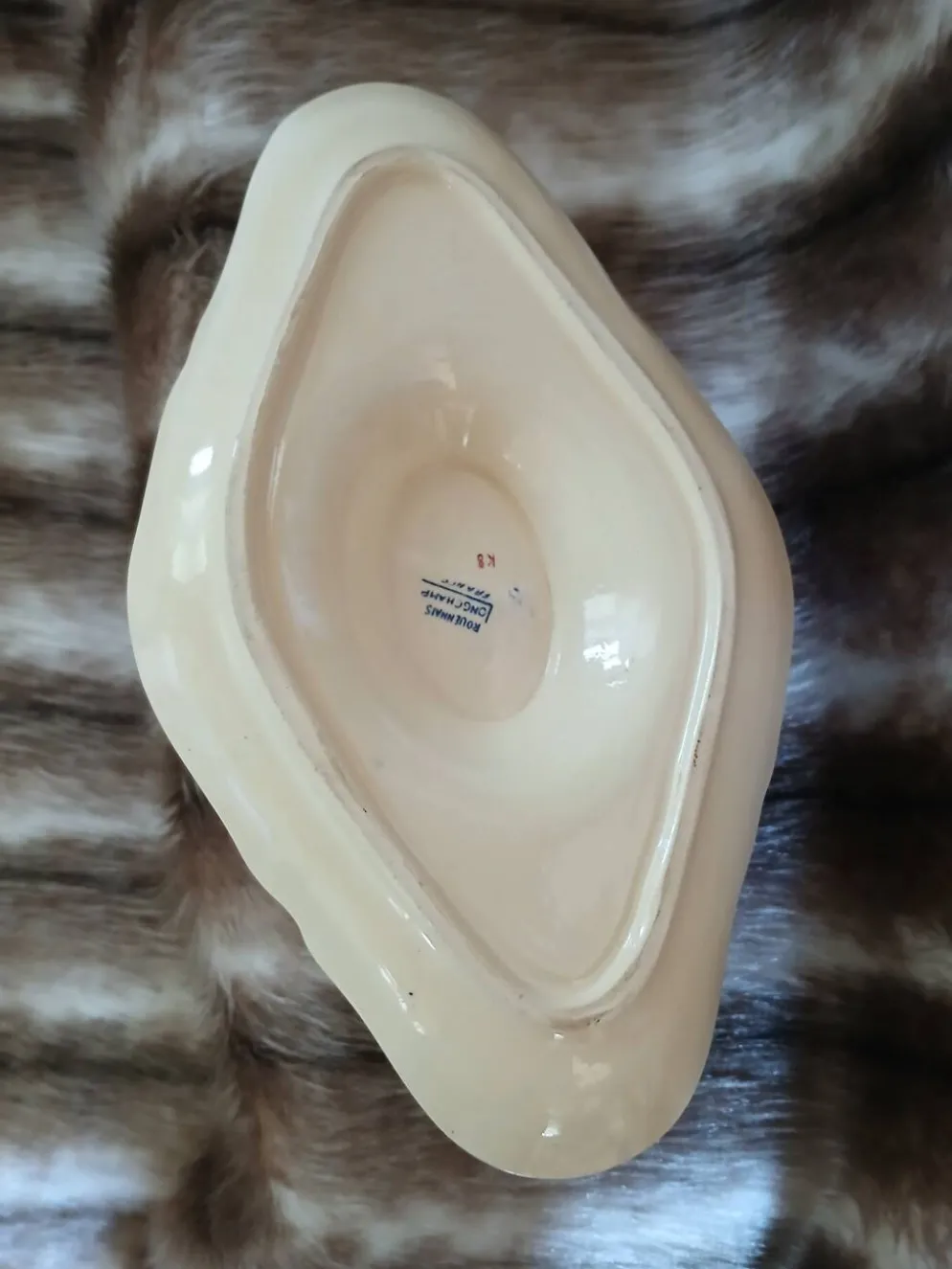 Saucière vintage en Terre de fer de Longchamp