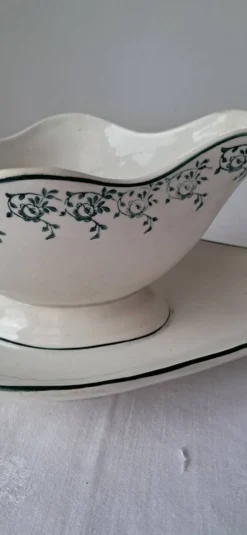 Saucière vintage en terre de fer Moulin des Loups n°40