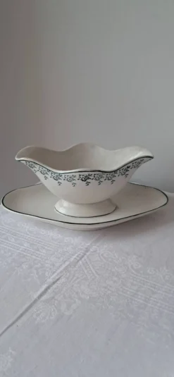 Saucière vintage en terre de fer Moulin des Loups n°40