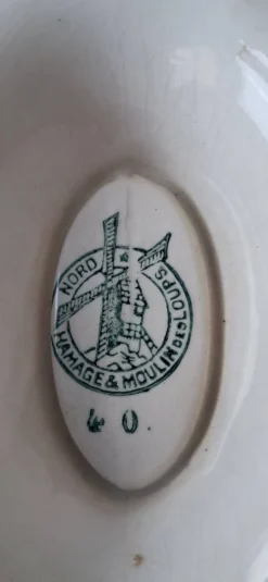 Saucière vintage en terre de fer Moulin des Loups n°40