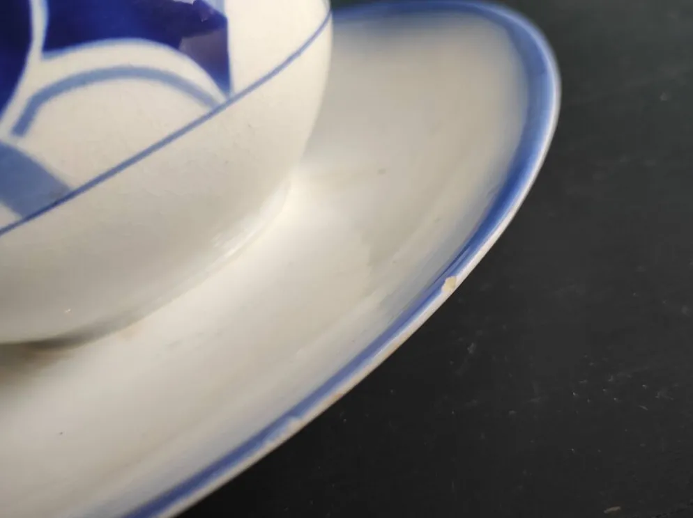 Saucière vintage française, Digoin Sarreguemines