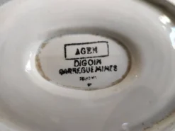 Saucière vintage française, Digoin Sarreguemines