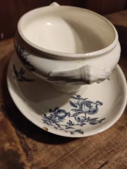 Saucière vintage française, R. Lafitte, Terre de Fer, Salins