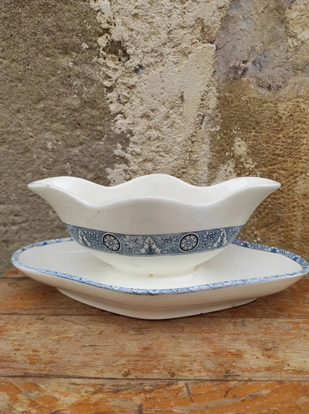 Saucière vintage française, Salins EC Terre de Fer